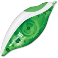 Paper Mate Dryline Grip 6915617 Correction Tape - 0.20" (5.08 mm) Tape Width x 27.8 ft (8.47 m) Tape Length - White Tape - Green Dispenser - Non-refillable, Break Resistant - Blue - 3 / Pack