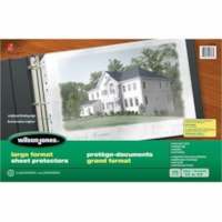 Wilson Jones Large Format Sheet Protectors 10/pack - For 11" (279.40 mm) x 17" (431.80 mm) Sheet - Top Loading - 10 / Pack