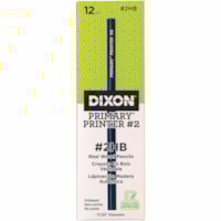 Dixon No. 2 Primary Printer Pencil - Multi Lead - #2 - Blue Barrel - 12 / Pack