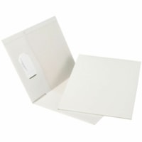 Grand & Toy Letter Recycled Portfolio - 8 1/2" (215.90 mm) x 11" (279.40 mm) - 50 Sheets Capacity - 2 Pocket(s) - White - 100% Recycled - 25 / Unit