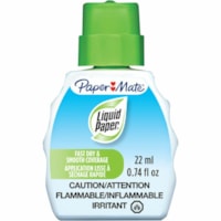 Paper Mate Liquid Paper Fast Dry Correction Fluid - 22 mL - Bright White - Fast-drying - 1 Each