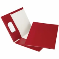Grand & Toy Letter Recycled Portfolio - 8 1/2" (215.90 mm) x 11" (279.40 mm) - 50 Sheets Capacity - 2 Pocket(s) - Burgundy - 100% Recycled - 25 / Unit