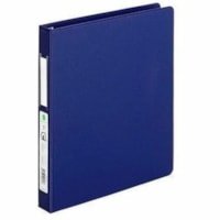 Grand & Toy 1'' Locking Binders, Blue, D-Ring, Letter-Size (8 1/2'' x 11'') - 1" (25.40 mm) Binder Capacity - Letter - 8 1/2" (215.90 mm) x 11" (279.40 mm) Sheet Size - 250 Sheet Capacity - 1" (25.40 mm) Ring(s) - Fastener(s): D-Ring - Pocket(s): 2, Front & Back - Polypropylene, Vinyl - Blue - Recyc