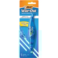Wite-Out Exact Liner Brand Correction Tape - 0.20" (5.08 mm) Tape Width x 19.8 ft (6.04 m) Tape Length - White Tape - Pen Style Dispenser - Odorless - White - 1 Each